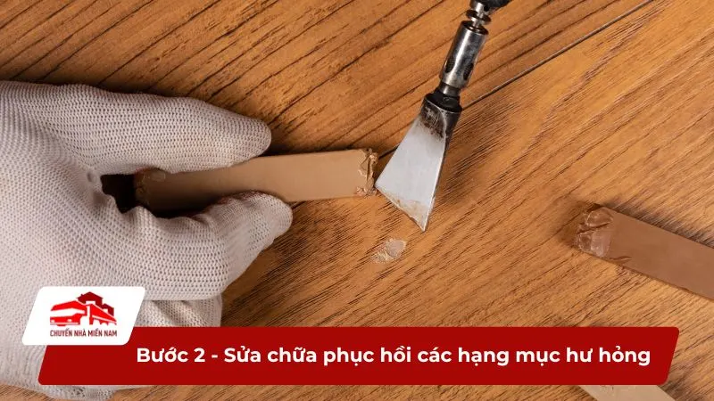 Sửa chữa phục hồi các hạng mục hư hỏng