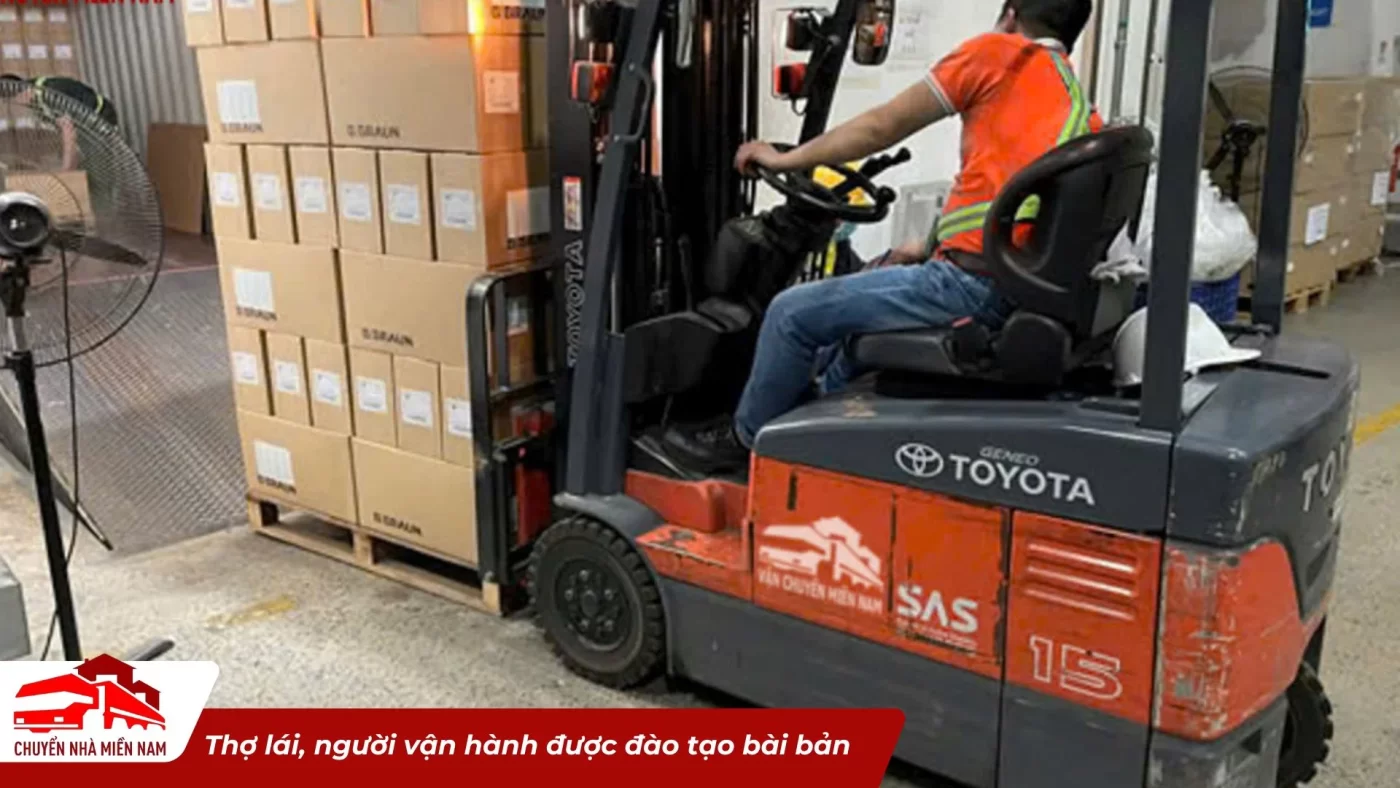 Thợ lái người vận hành được đào tạo bài bản