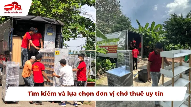 Tìm kiếm và lựa chọn đơn vị chở thuê uy tín