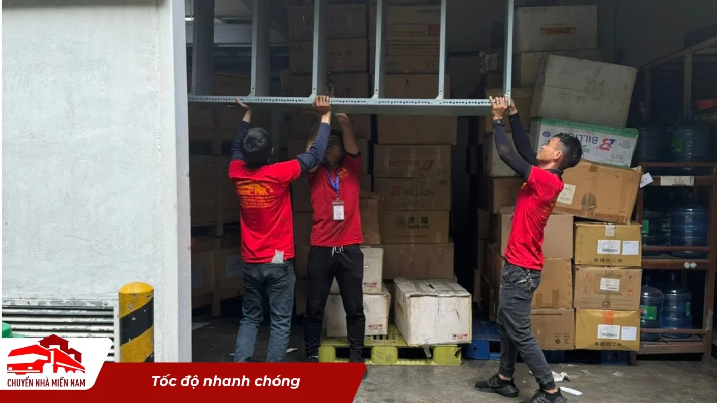 Tốc độ nhanh chóng với dịch vụ bốc xếp