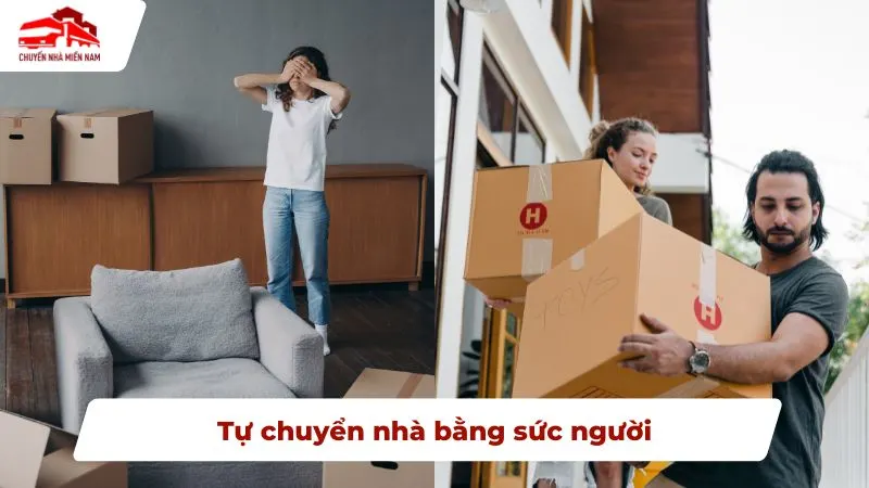 Tự chuyển nhà bằng sức người