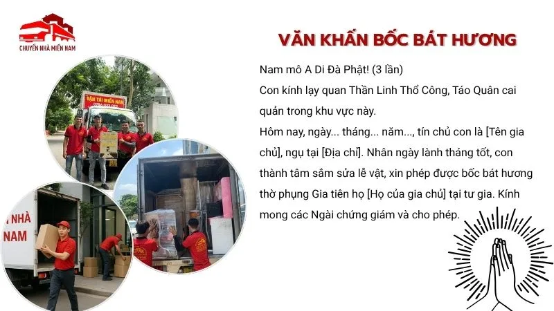 văn khấn bốc bát hương