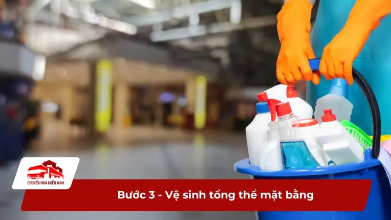 Vệ sinh tổng thể mặt bằng