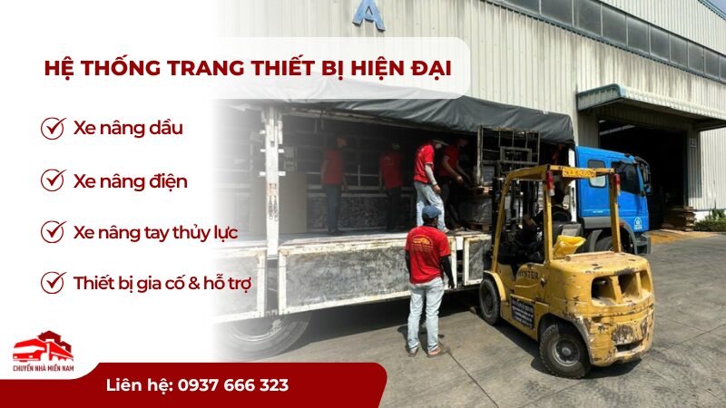 Hệ thống trang thiết bị hiện đại