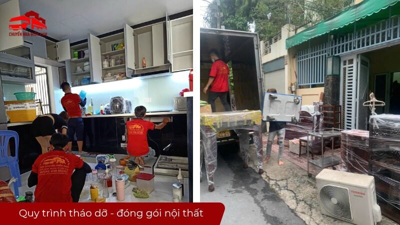 Quy trình tháo dỡ - đóng gói nội thất