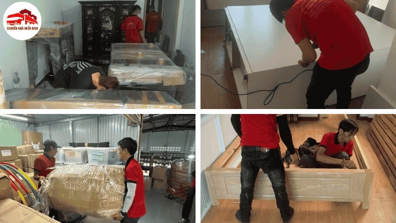 Các hoạt động đóng gói, bao bọc trước khi vận chuyển