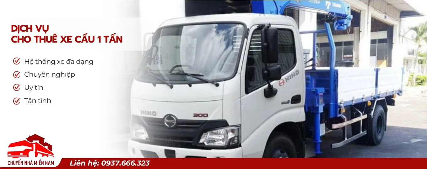 Cho thuê xe cẩu 1 tấn