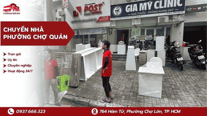 Chuyển nhà phường Chợ Quán trọn gói uy tín