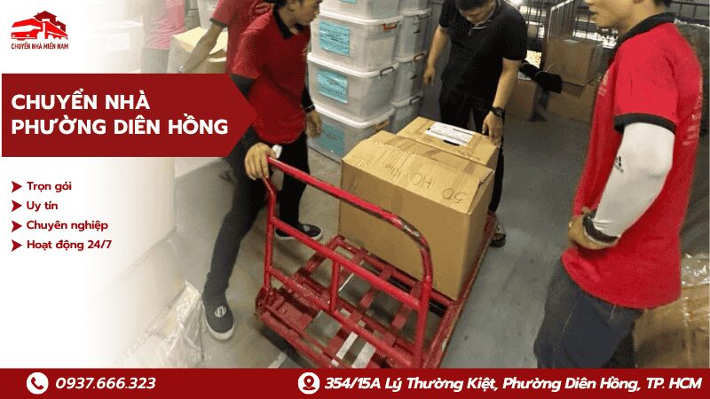 Chuyển nhà tại phường Diên Hồng trọn gói, uy tín, chuyên nghiệp