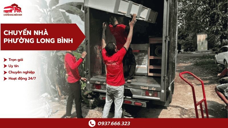 Chuyển nhà tại phường Long Bình trọn gói, uy tín