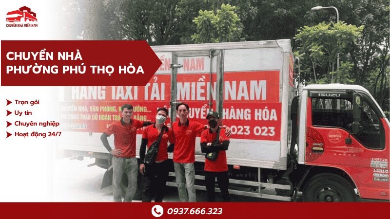 Chuyển nhà tại phường Phú Thọ Hòa trọn gói, uy tín