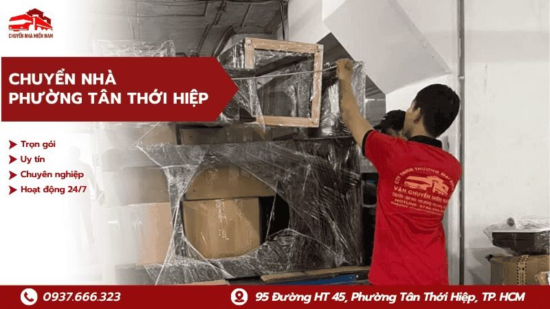 Chuyển nhà tại phường Tân Thới Hiệp trọn gói, uy tín