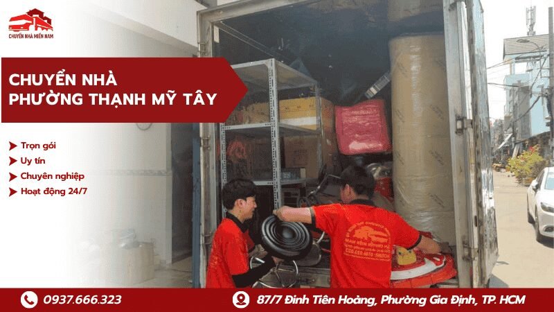 Chuyển nhà tại phường Thạnh Mỹ Tây trọn gói, uy tín