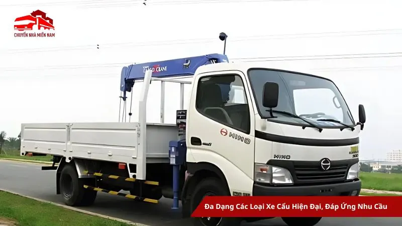 Đa dạng các loại xe cẩu hiện đại đáp ứng nhu cầu
