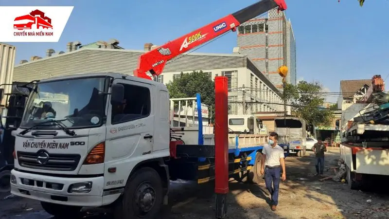 Dịch vụ cho thuê xe cẩu đảm bảo an toàn tuyệt đối