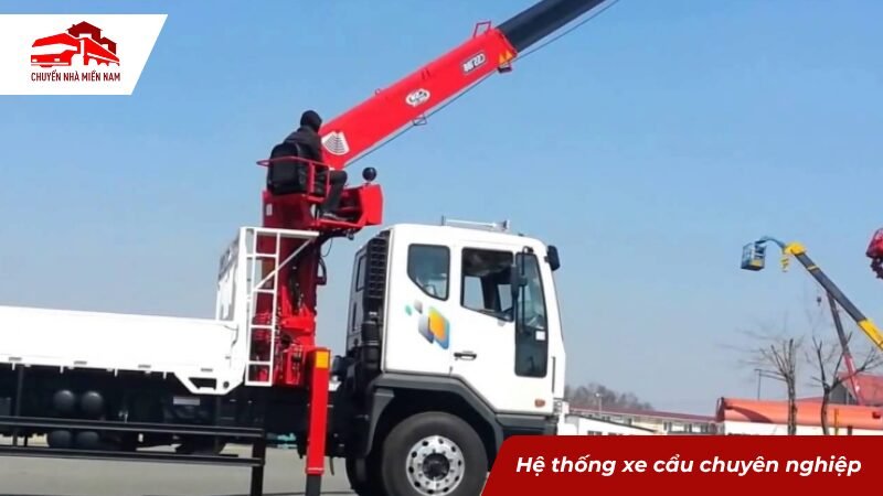 Dịch vụ cho thuê xe cẩu KCN Châu Đức với hệ thống xe cẩu chuyên dụng