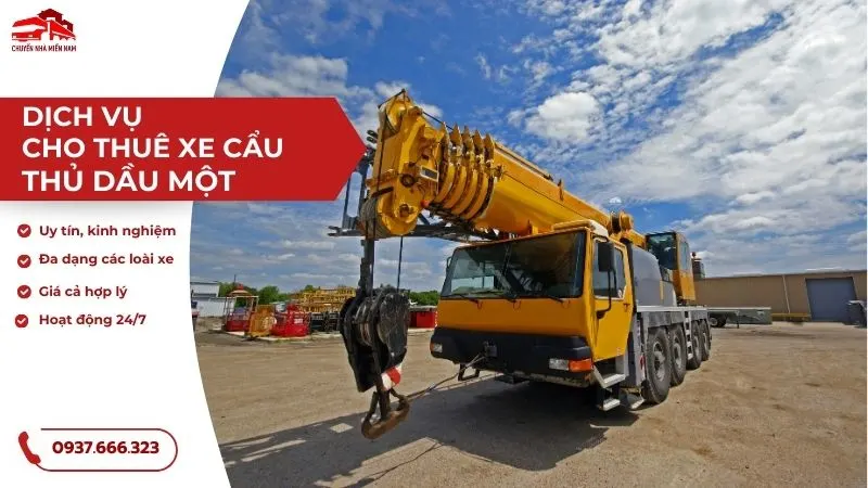 Dịch vụ cho thuê xe cẩu Thủ Dầu Một