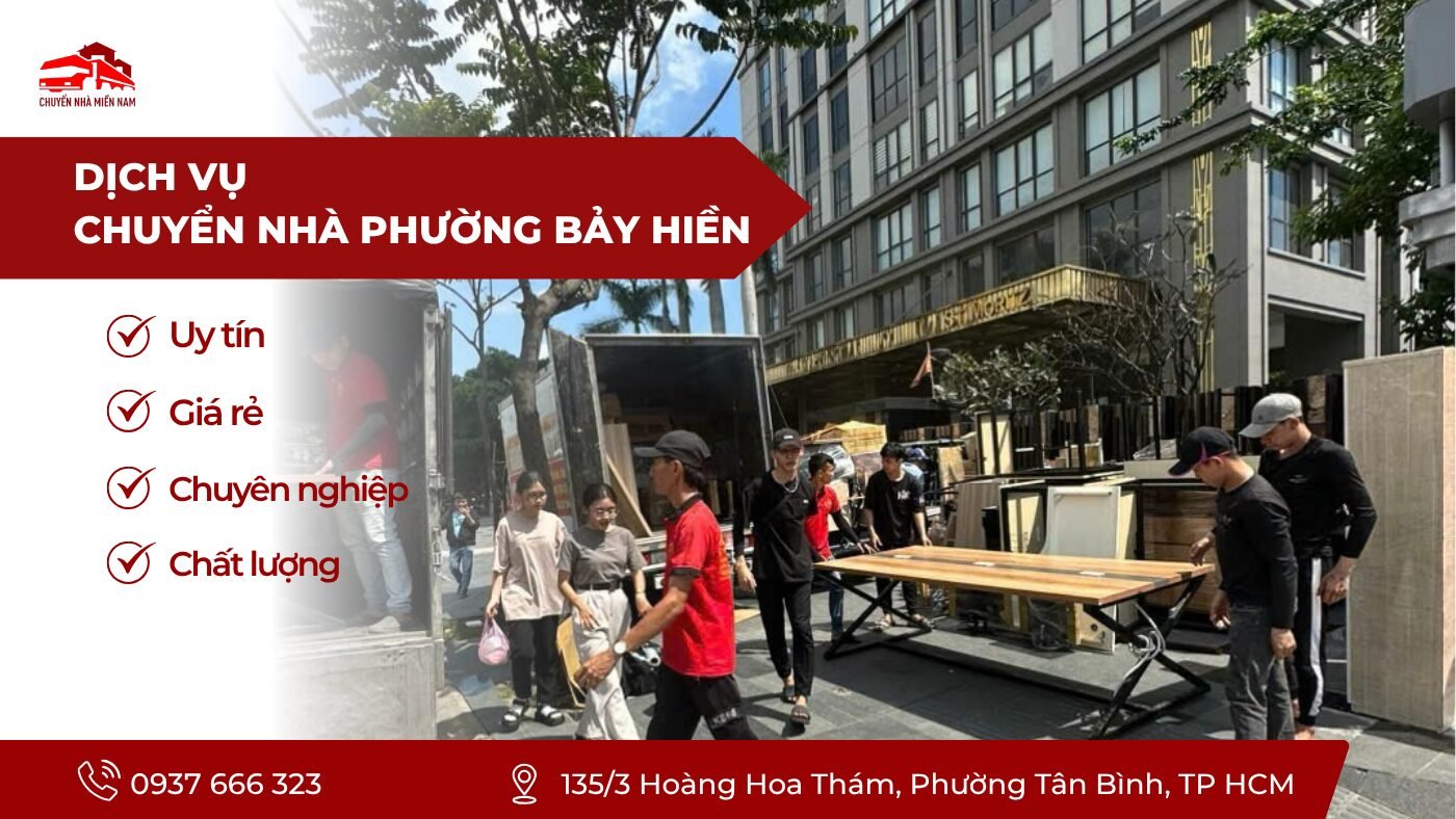 Dịch vụ chuyển nhà phường Bảy Hiền uy tín