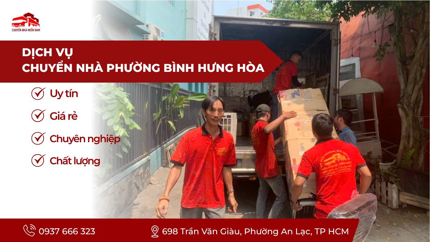 Dịch vụ chuyển nhà phường Bình Hưng Hòa giá rẻ