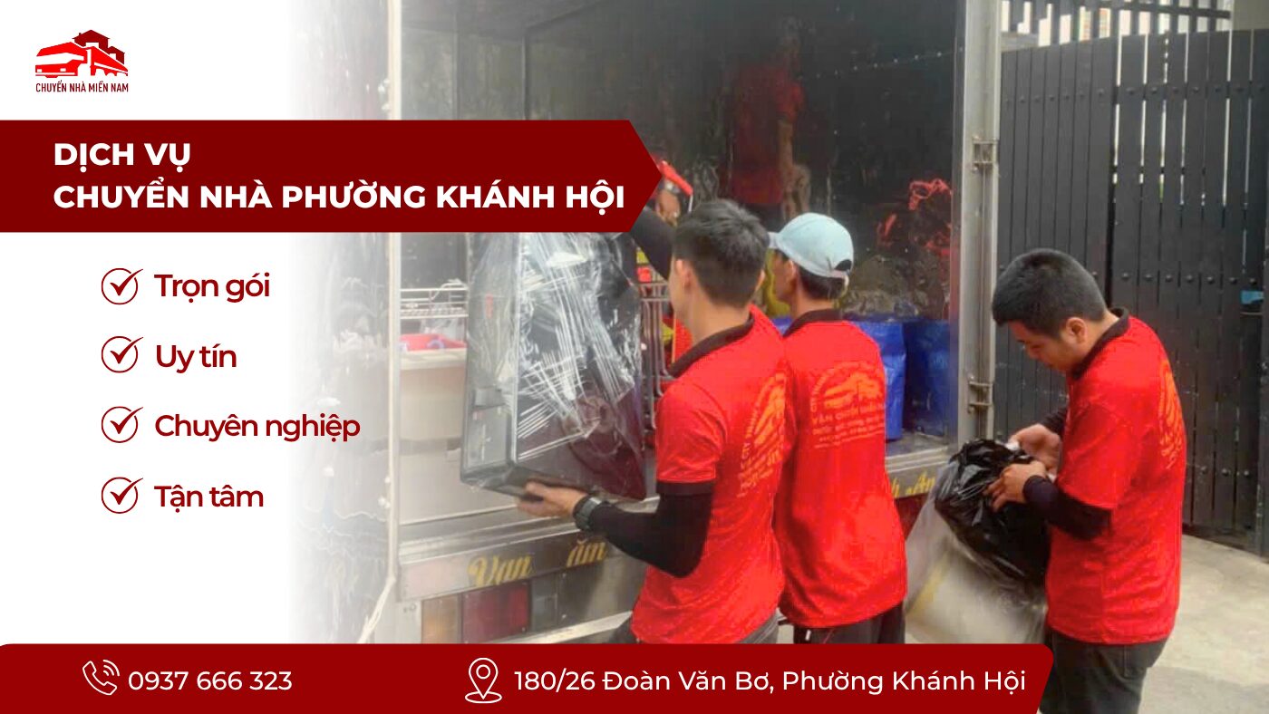 Dịch vụ chuyển nhà phường Khánh Hội giá rẻ