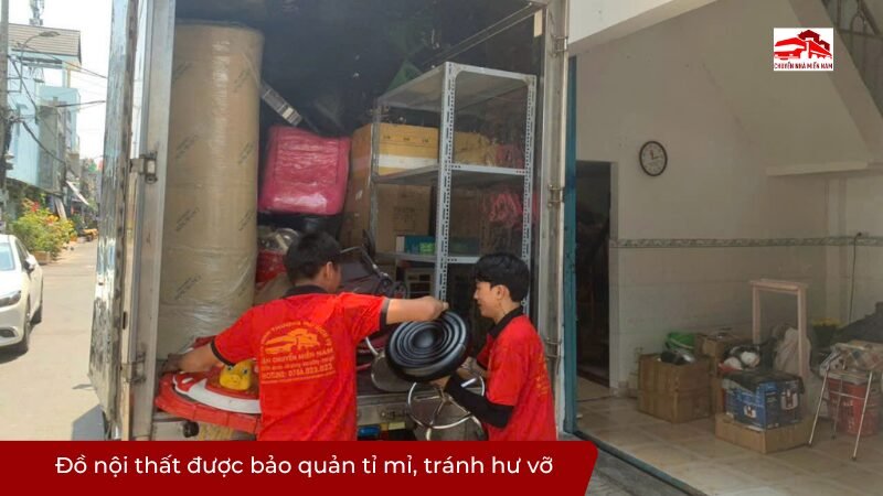 Đồ nội thất được bảo quản tỉ mỉ