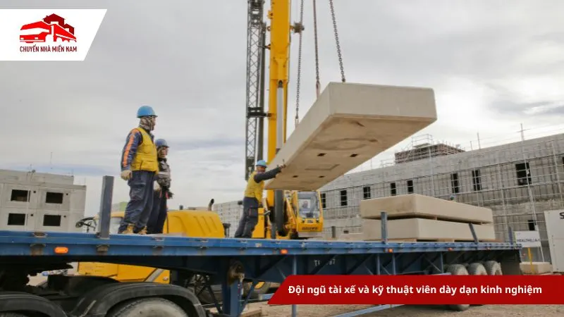 Đội ngũ tài xế và kỹ thuật viên dày dạn kinh nghiệm