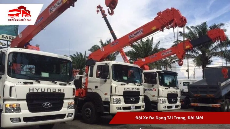 Đội xe đa dạng tải trọng đời mới
