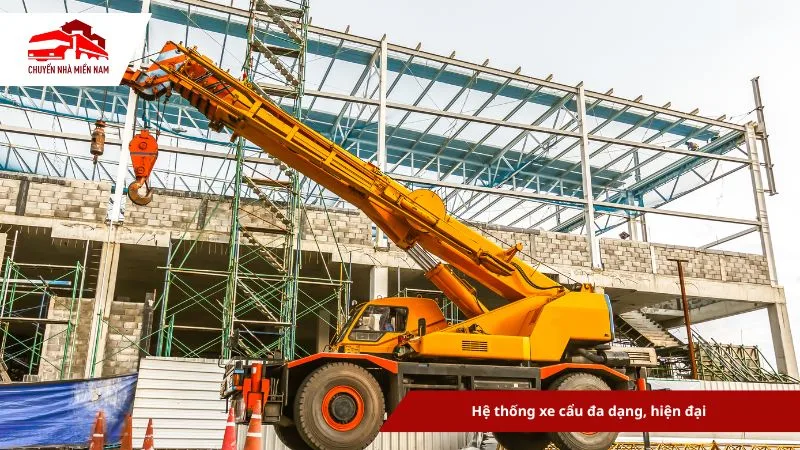 Hệ thống xe cẩu đa dạng hiện đại