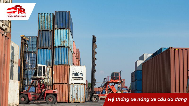 Hệ thống xe nâng xe cẩu đa dạng để di dời kho xưởng