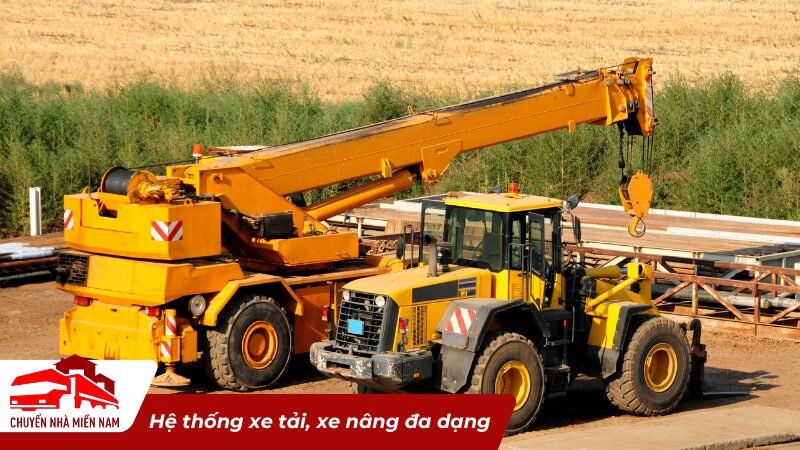 Hệ thống xe tải xe nâng đa dạng