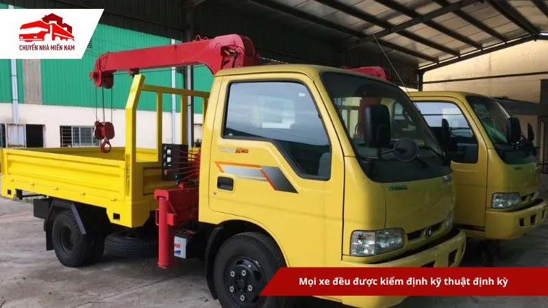 Mọi xe đều được kiểm định kỹ thuật định kỳ