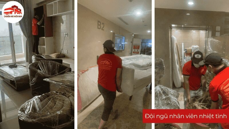 Nhân viên Chuyển Nhà Miền Nam nhiệt tình, tận tâm, có trách nhiệm