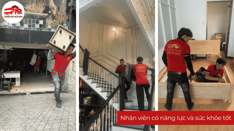 Nhân viên Chuyển Nhà Miền Nam với năng lực cao và sức khỏe tốt