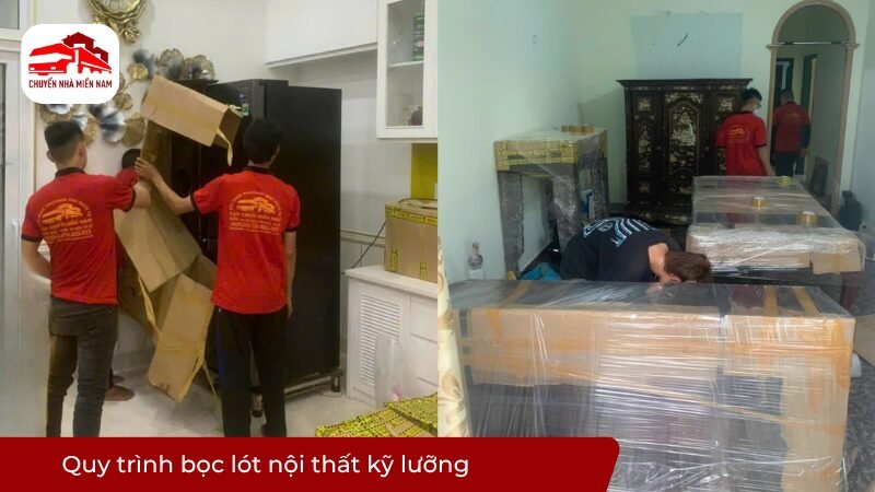Quy trình bọc lót nội thất kỹ lưỡng