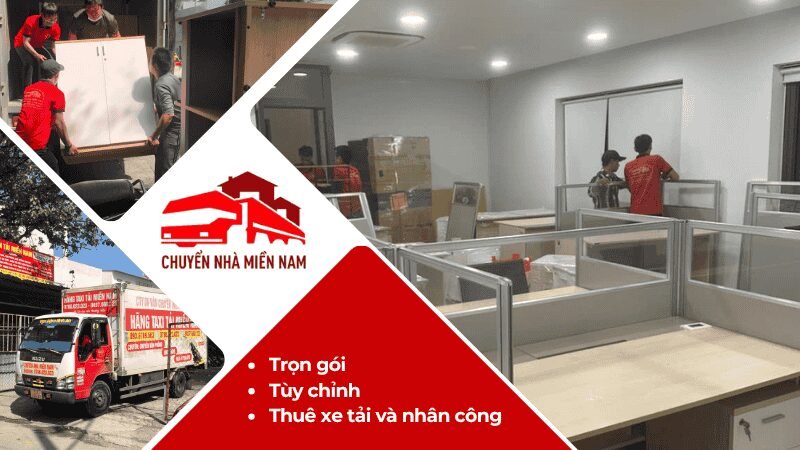 Các gói dịch vụ chuyển văn phòng phổ biến tại phường Phú Định