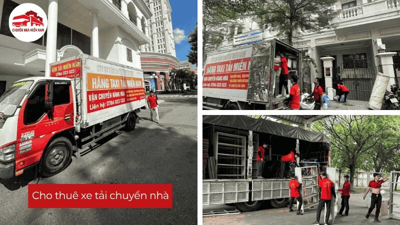 Cho thuê xe tải chuyển nhà tại phường Lái Thiêu