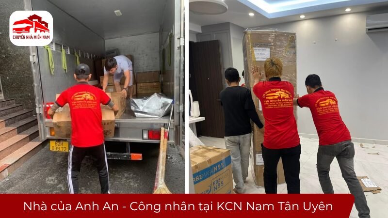 Dự án chuyển nhà của Anh An tại phường Bình Cơ