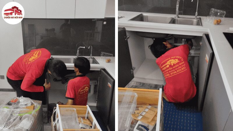 Chuyển nhà cho khách hàng tại phường Long Hương