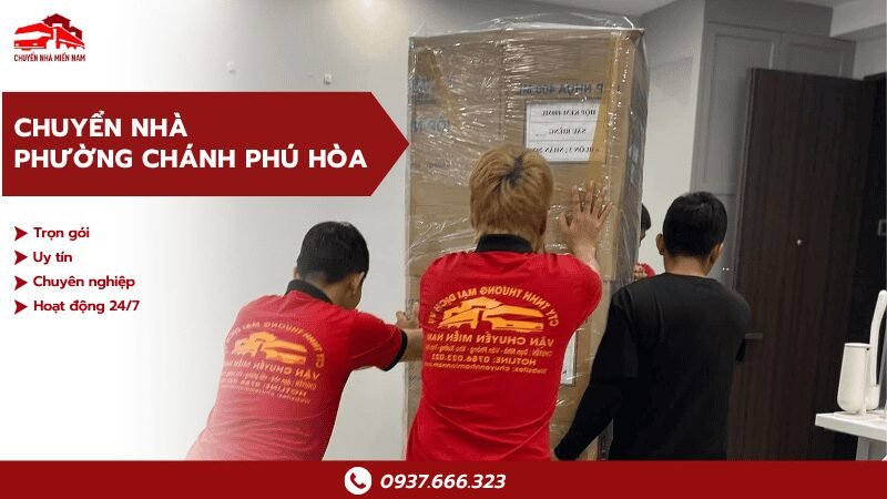 Chuyển nhà phường Chánh Phú Hòa trọn gói, uy tín