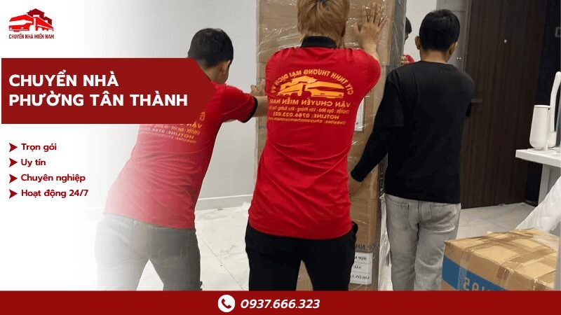 Chuyển nhà tại phường Tân Thành trọn gói, uy tín