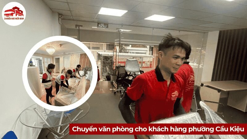 Chuyển văn phòng cho khách hàng phường Cầu Kiệu