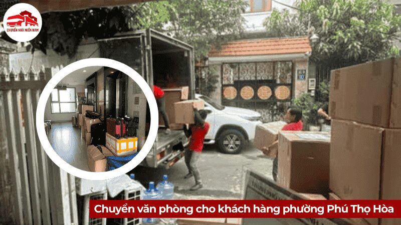 Chuyển văn phòng cho khách hàng phường Phú Thọ Hòa