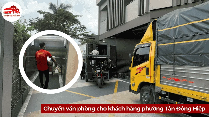 Chuyển văn phòng cho khách hàng phường Tân Đông Hiệp