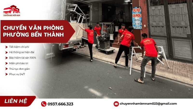 Chuyển văn phòng tại phường Bến Thành
