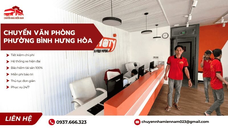 Chuyển văn phòng tại phường Bình Hưng Hòa