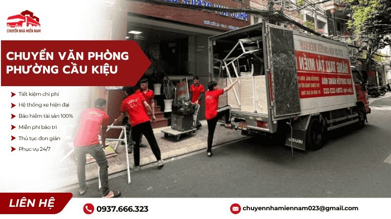 Chuyển văn phòng tại phường Cầu Kiệu