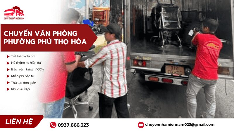 Chuyển văn phòng tại phường Phú Thọ Hòa
