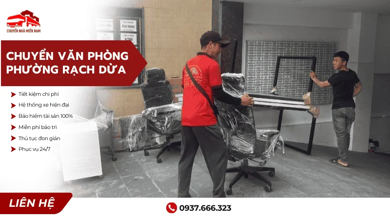 Chuyển văn phòng tại phường Rạch Dừa