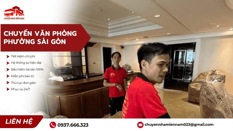 Chuyển văn phòng tại phường Sài Gòn