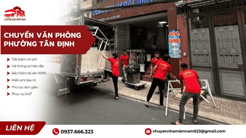 Chuyển văn phòng tại phường Tân Định